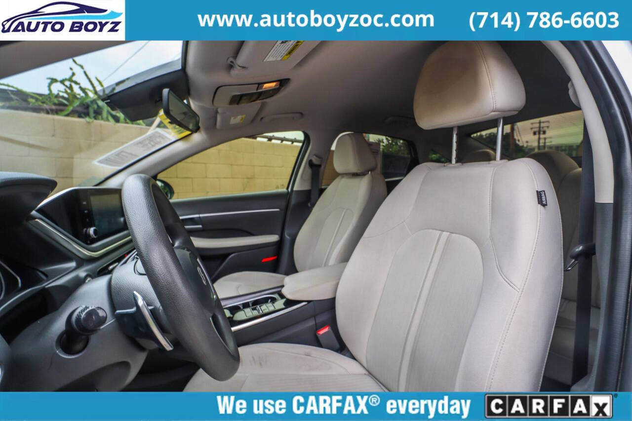 2021 Hyundai SONATA Hybrid for sale at Auto Boyz in Garden Grove, CA