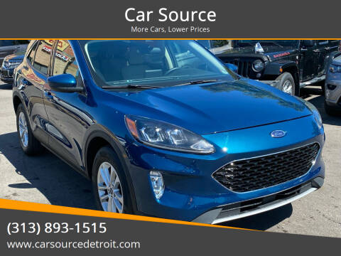 2020 Ford Escape for sale at Car Source in Detroit MI