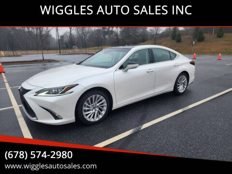 2019 Lexus ES 350 for sale at WIGGLES AUTO SALES INC in Mableton GA