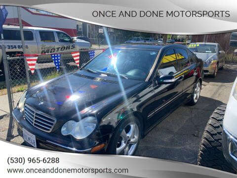 2005 Mercedes-Benz C-Class for sale at Once and Done Motorsports in Chico CA
