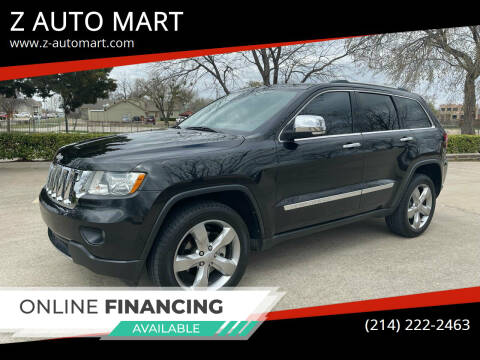 2012 Jeep Grand Cherokee for sale at Z AUTO MART in Lewisville TX