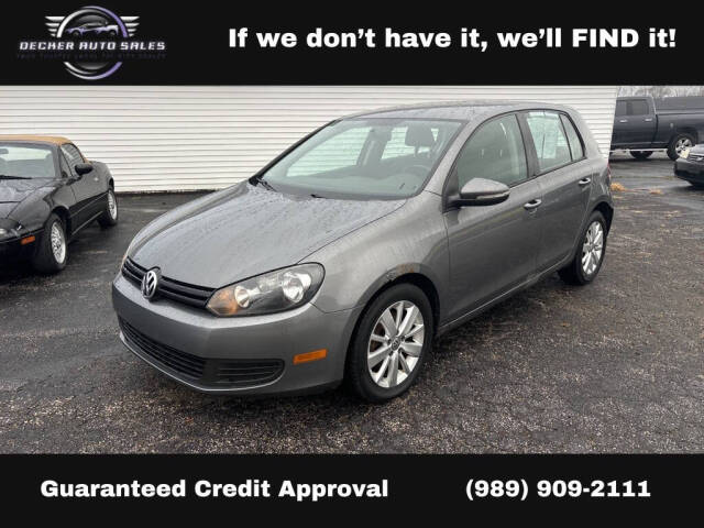 2012 Volkswagen Golf for sale at DECKER AUTO SALES in Bay City, MI