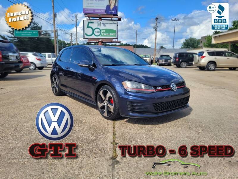 2015 Volkswagen Golf GTI for sale at Wolfe Brothers Auto in Marietta OH