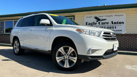 2013 Toyota Highlander for sale at Eagle Care Autos in Mcpherson KS