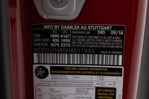 2017 Mercedes-Benz AMG GT