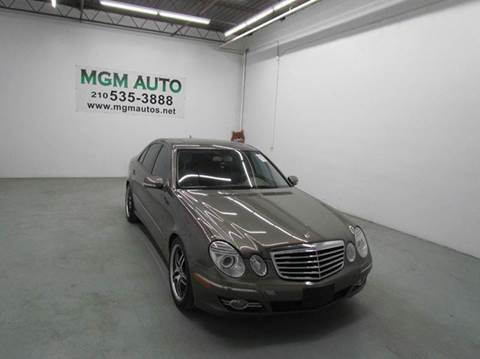 2008 Mercedes-Benz E-Class for sale at MGM Auto in San Antonio, TX