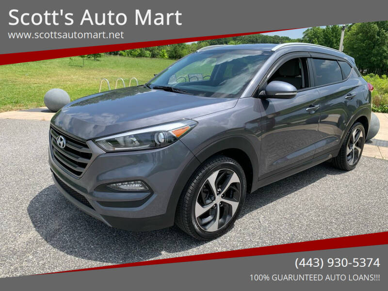 2016 Hyundai Tucson for sale at Scott's Auto Mart in Dundalk MD