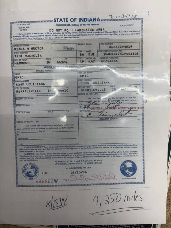 1986 Buick Regal T Type Turbo