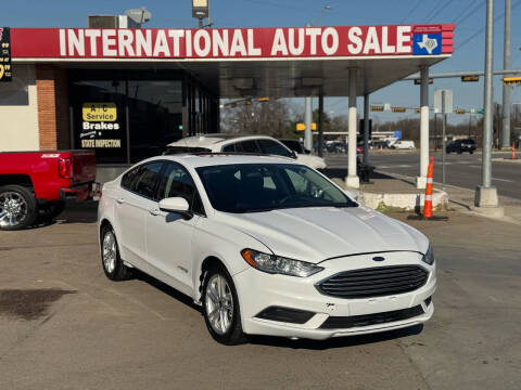 2018 Ford Fusion Hybrid for sale at International Auto Sales in Garland TX