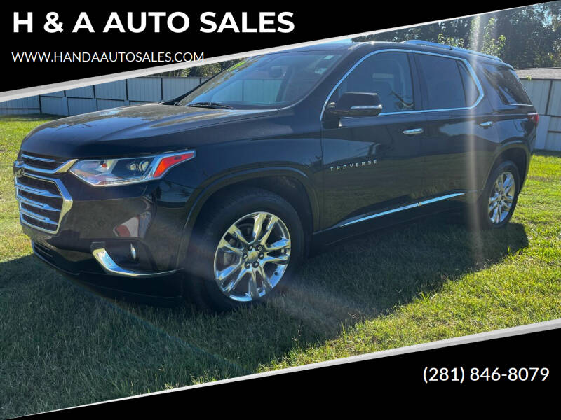 2019 Chevrolet Traverse for sale at H & A AUTO SALES in Houston TX