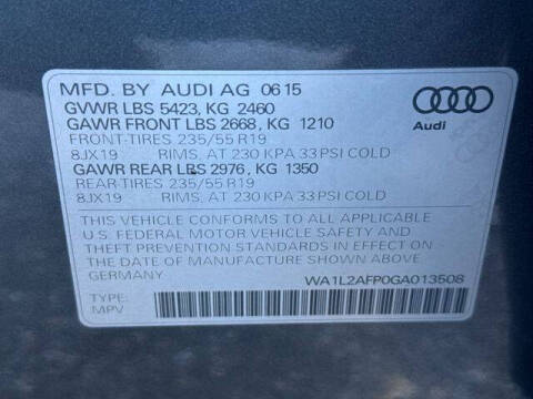 2016 Audi Q5 2.0T quattro Premium Plus