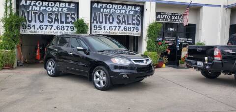 2009 Acura RDX for sale at Affordable Imports Auto Sales in Murrieta CA
