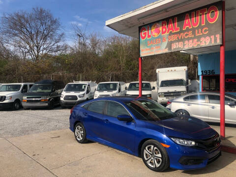 2017 Honda Civic for sale at Global Auto Sales and Service in Nashville TN