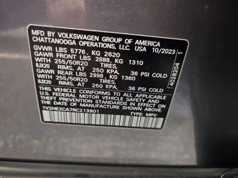 2024 Volkswagen Atlas Cross Sport SE 4Motion