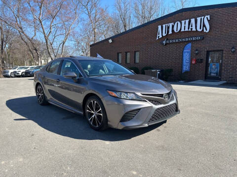 2018 Toyota Camry for sale at Autohaus of Greensboro in Greensboro NC