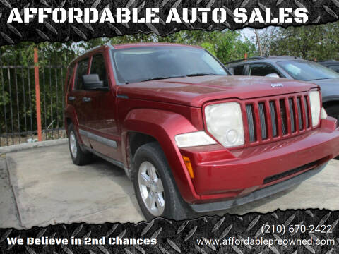 2012 Jeep Liberty for sale at AFFORDABLE AUTO SALES in San Antonio TX