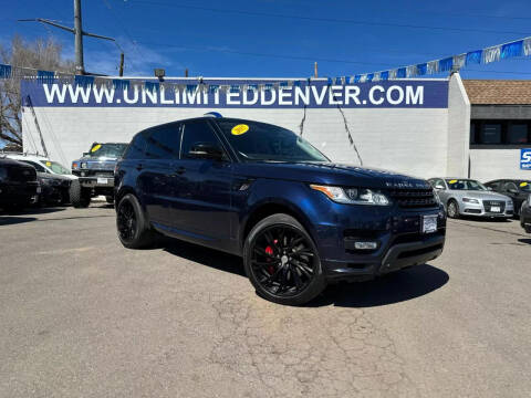 2015 Land Rover Range Rover Sport for sale at Unlimited Auto Sales in Denver CO