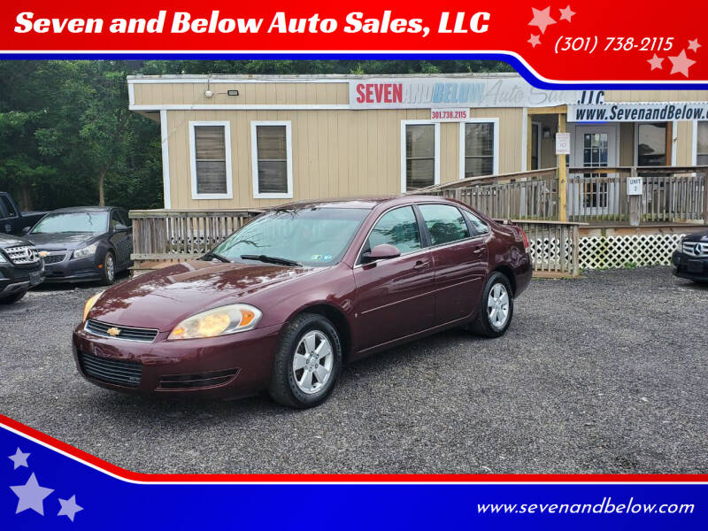 2007 Chevrolet Impala for sale at Seven and Below Auto Sales, LLC in Rockville MD
