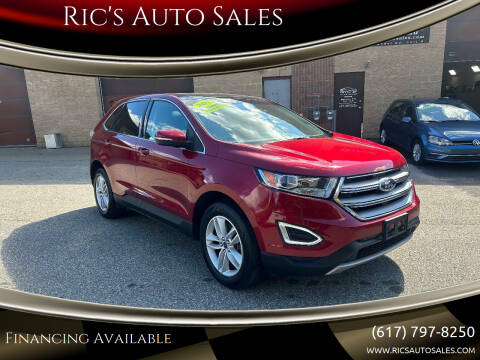 2018 Ford Edge for sale at Ric's Auto Sales in Billerica MA