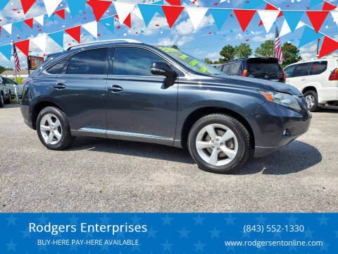 2011 Lexus RX 350 for sale at Rodgers Enterprises in North Charleston SC