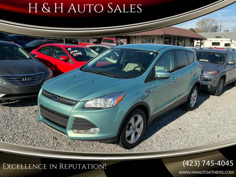 2013 Ford Escape for sale at H & H Auto Sales in Athens TN