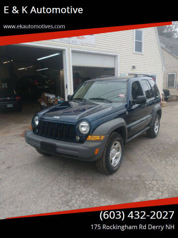 2005 Jeep Liberty for sale at E & K Automotive in Derry NH