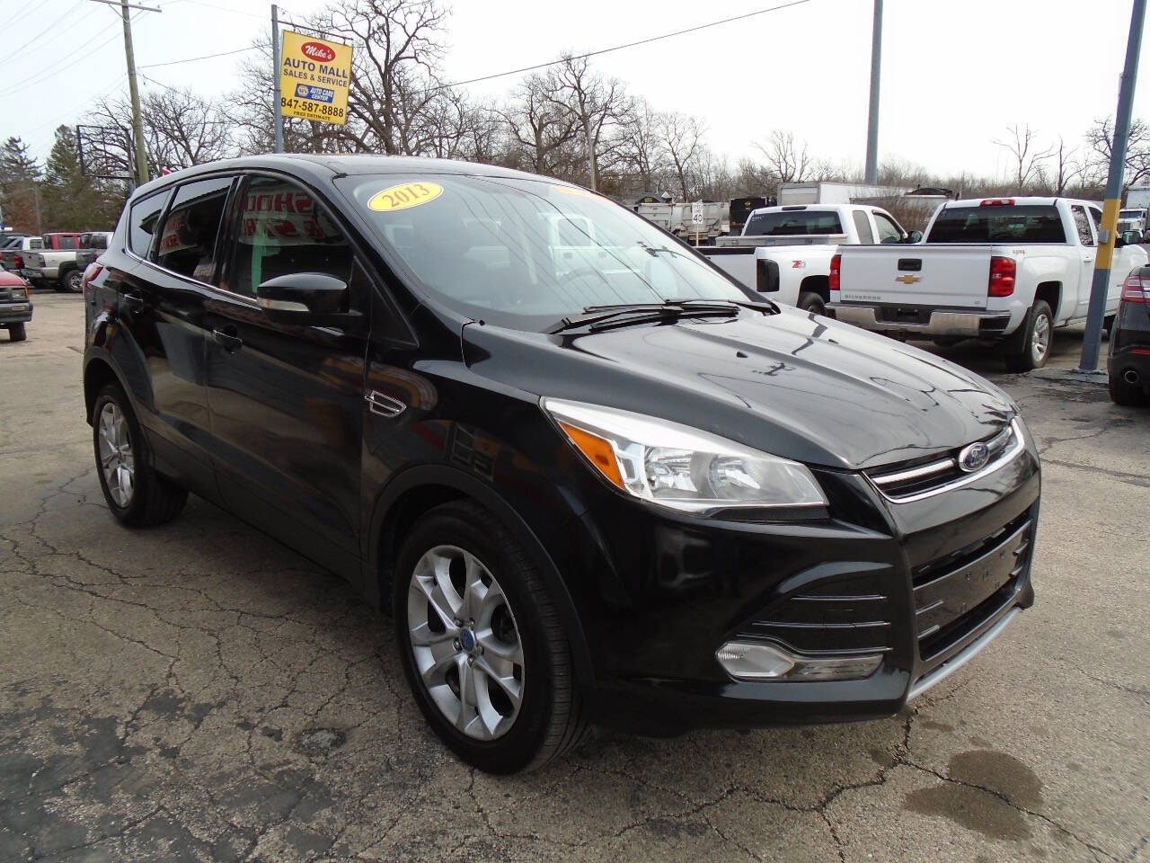Black 2013 Ford Escape SEL AWD SEL 4dr SUV 2