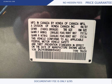 2008 Honda Ridgeline