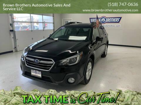 2018 Subaru Outback for sale at Brown Brothers Automotive Sales And Service LLC in Hudson Falls NY