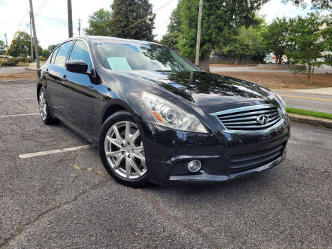 2012 Infiniti G37 Sedan for sale at CORTEZ AUTO SALES INC in Marietta GA