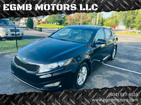 2013 Kia Optima for sale at EGMB MOTORS in Midlothian VA