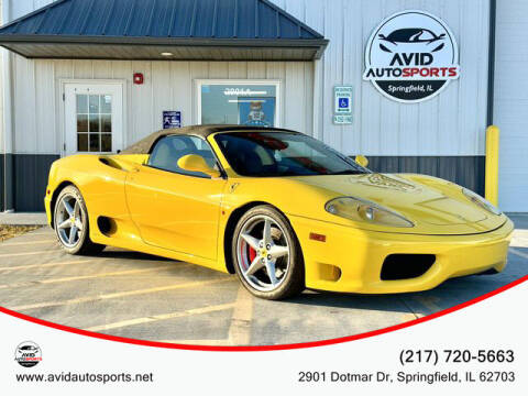 2003 Ferrari 360 Spider for sale at AVID AUTOSPORTS in Springfield IL