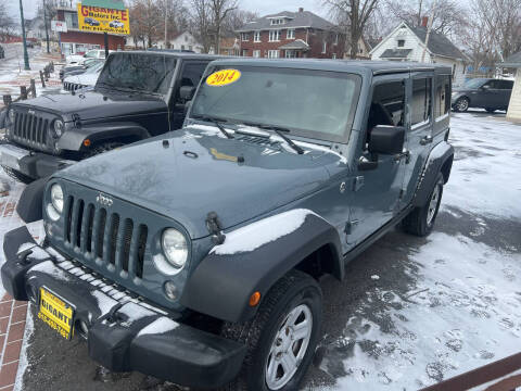 2014 Jeep Wrangler Unlimited for sale at GIGANTE MOTORS INC in Joliet IL