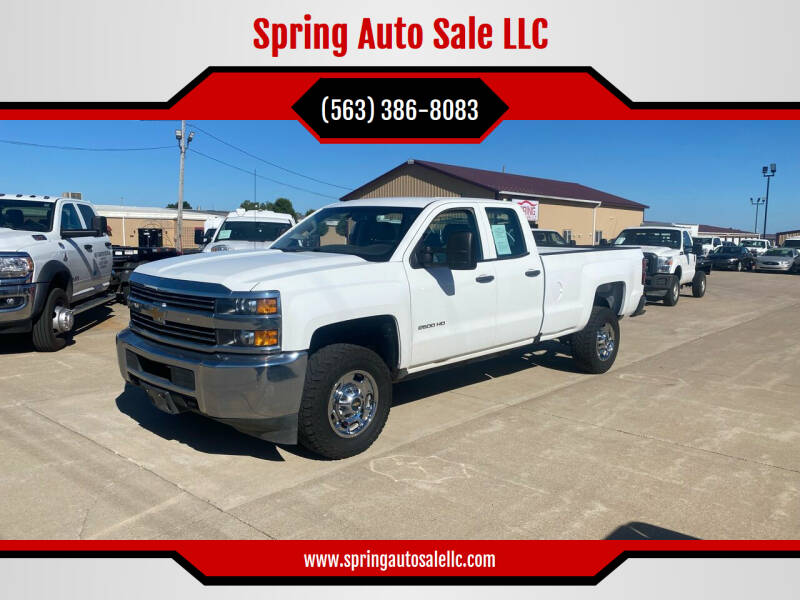 2019 Chevrolet Silverado 2500HD for sale at Spring Auto Sale LLC in Davenport IA