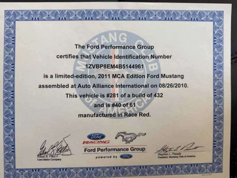 2011 Ford Mustang