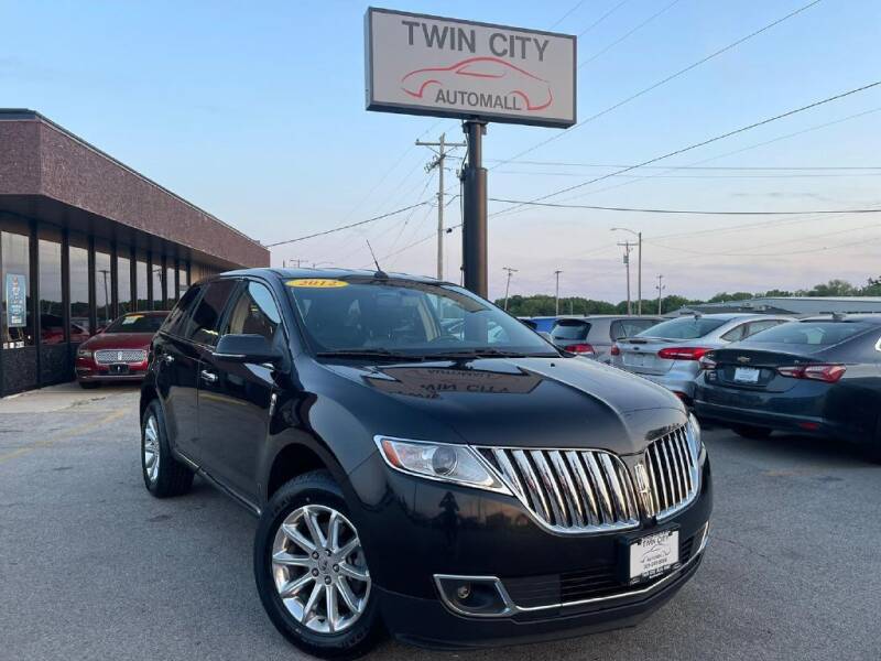 2012 Lincoln MKX for sale at TWIN CITY AUTO MALL in Bloomington IL