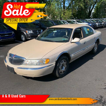 1998 Lincoln Continental for sale at A & R Used Cars in Clayton NJ