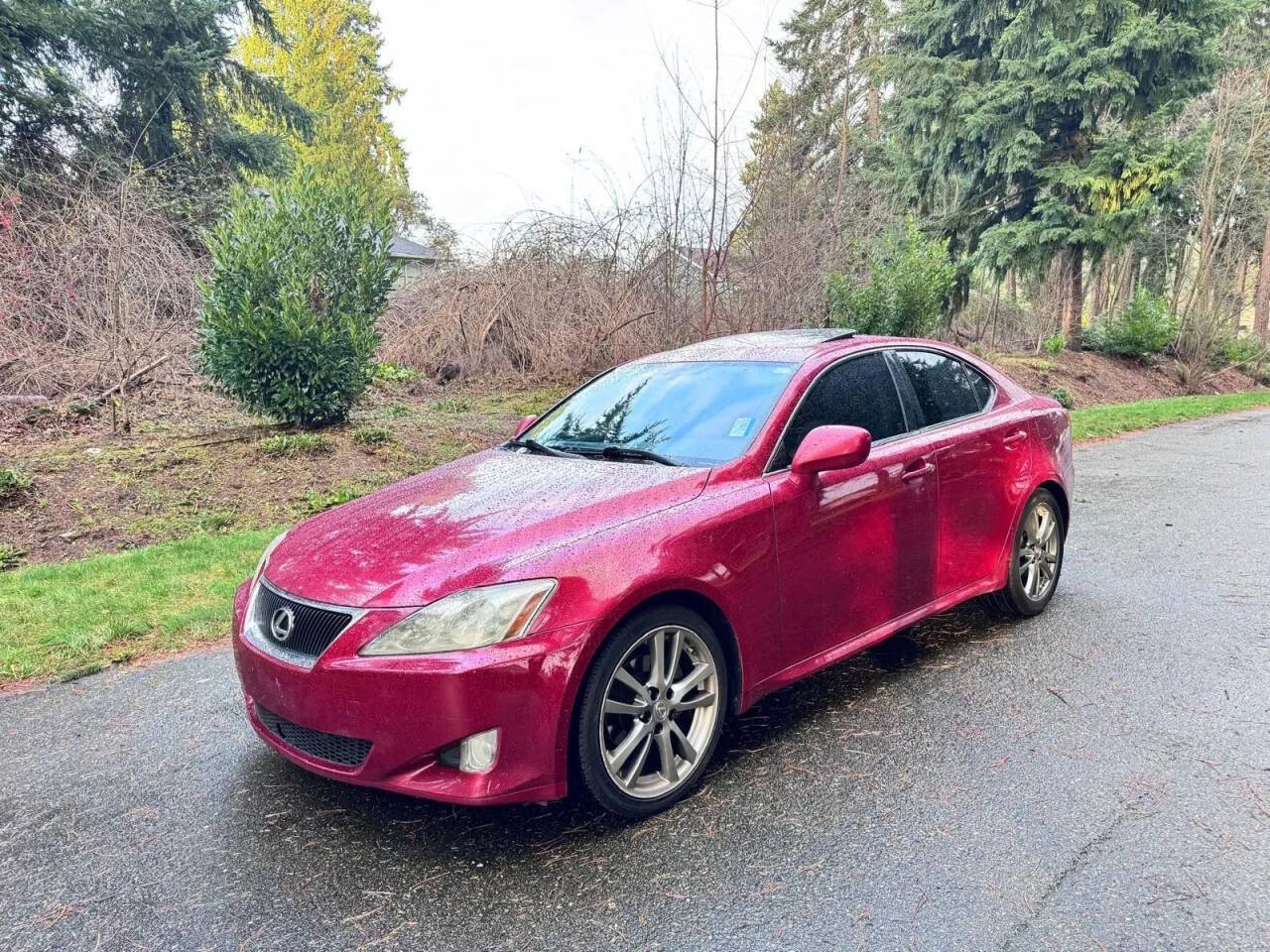 Dk. Red 2008 Lexus IS 250 Base 4dr Sedan 6A 1