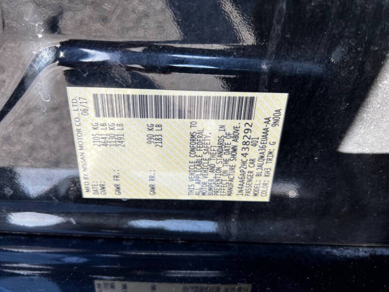 2017 Nissan Maxima 3.5 S