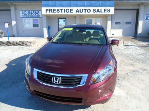2008 Honda Accord for sale at Prestige Auto Sales in Lincoln NE