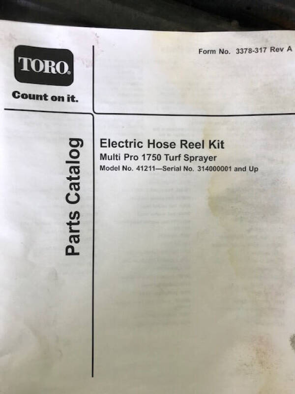 2014 Toro 1750 Multi Pro Sprayer