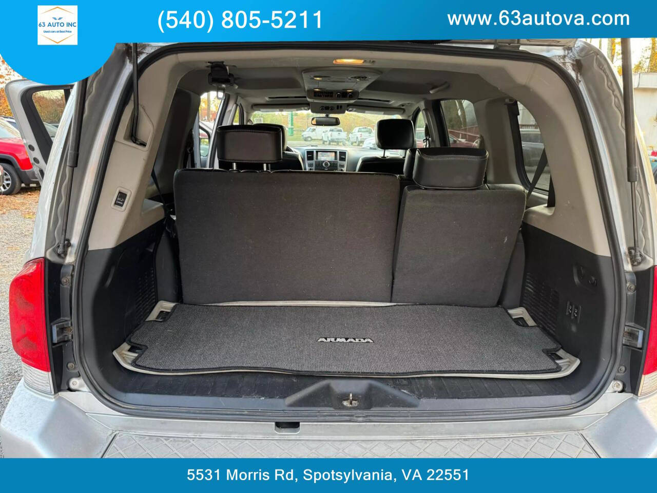 2011 Nissan Armada for sale at 63 Auto Inc in Spotsylvania, VA