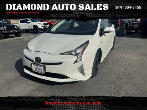 2016 Toyota Prius for sale at DIAMOND AUTO SALES in El Cajon CA