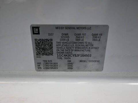 2018 Chevrolet Silverado 3500HD