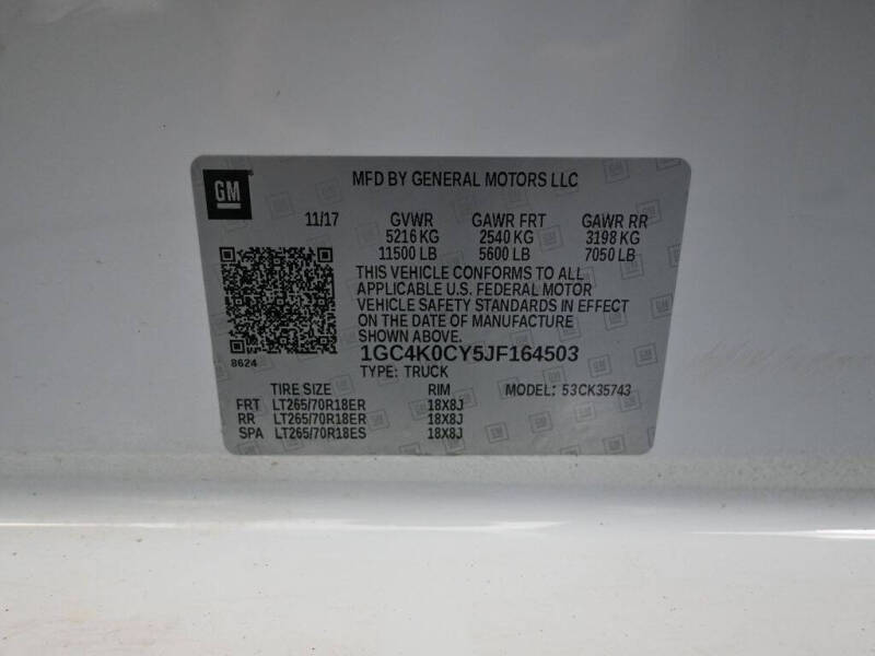 2018 Chevrolet Silverado 3500HD