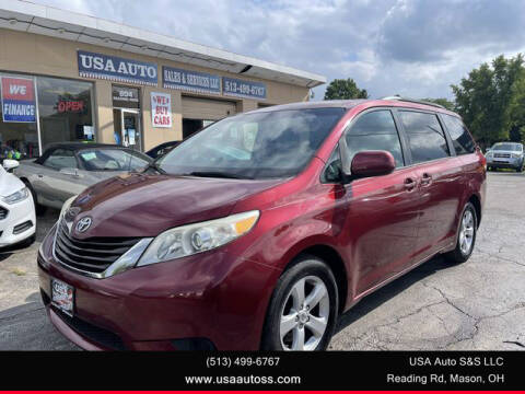 2011 Toyota Sienna for sale at USA Auto Sales & Services, LLC in Mason OH