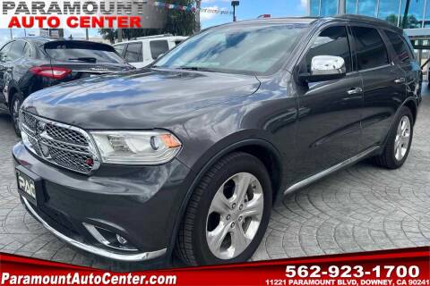 2014 Dodge Durango for sale at PARAMOUNT AUTO CENTER in Downey CA
