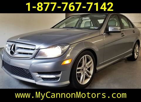 2012 Mercedes-Benz C-Class for sale at Cannon Motors in Silverdale PA