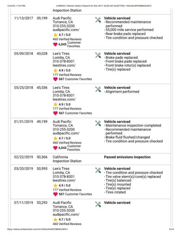 2011 Audi A8 quattro