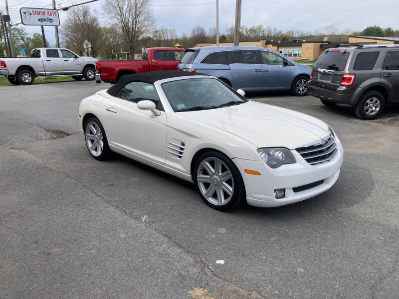 2006 Chrysler Crossfire for sale at JERRY SIMON AUTO SALES in Cambridge NY